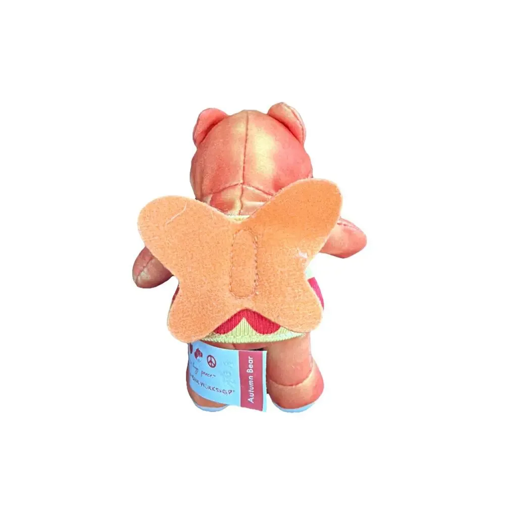 Mini Build A Bear Autumn Bear Orange Plush Super Cute McDonald’s 5”